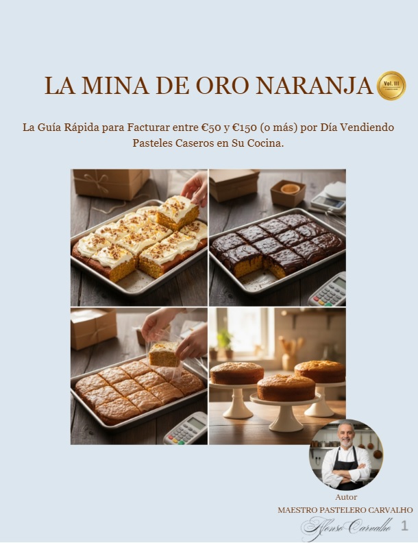 Portada del eBook Guía de Negocios de Pastelería Vol III Maestro Carvalho