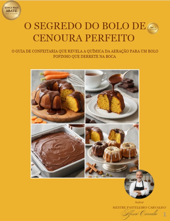 Capa Volume I Bolo de Cenoura